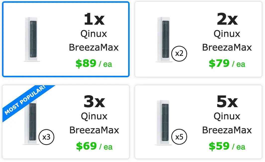 Breezamax Pricing — Free US Shipping — Order Today